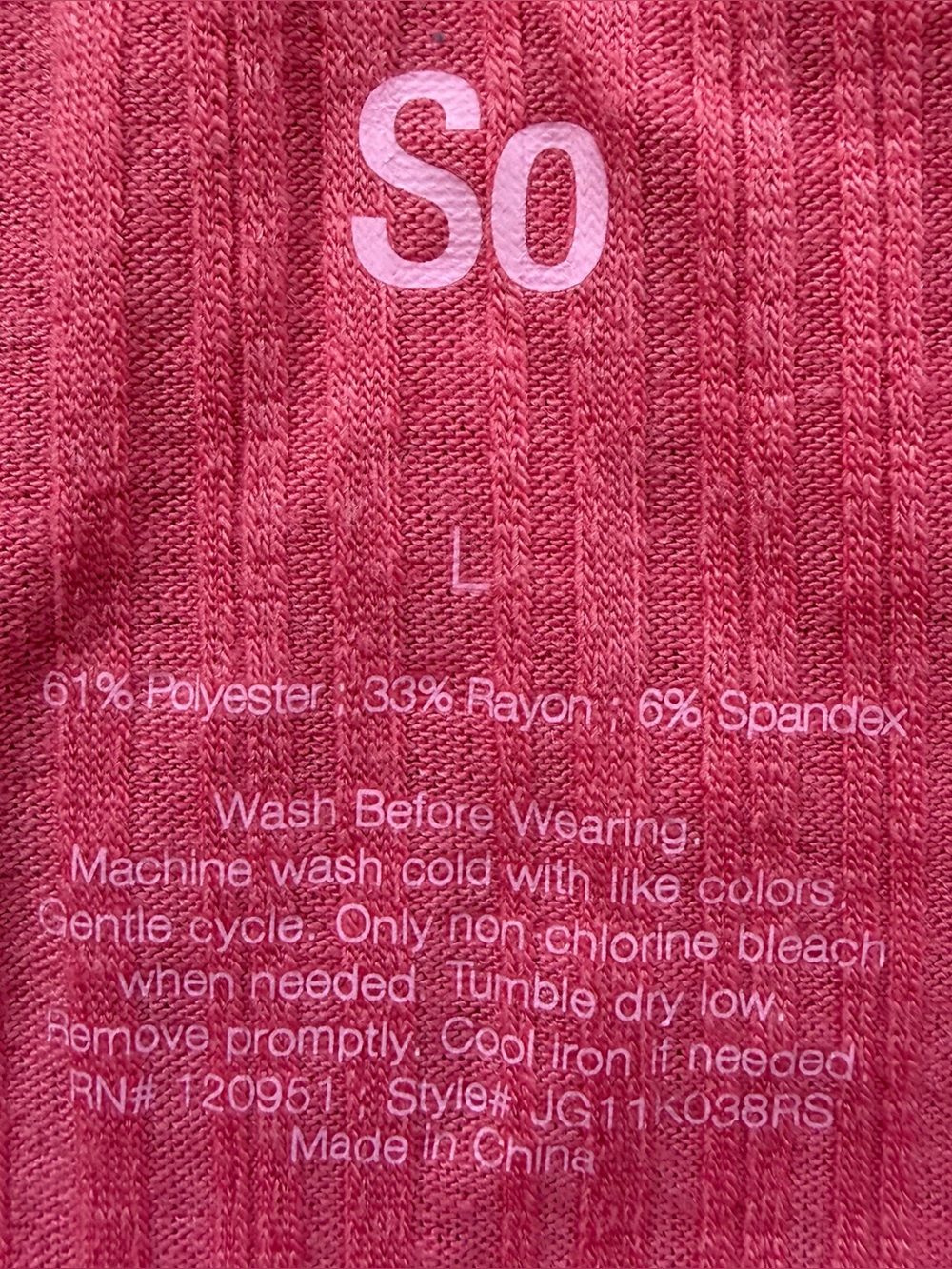SO Ribbed Tank Tops - Picture 4 of 4